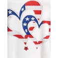 thumbnail image 4 of Rosegal Women's Leisure Plus Size & Curve Patriotic American Flag Print Tank Top White L, 4 of 5