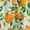ORANGE MULTI PRINT, variant on Split Neck Cotton Midi Dress