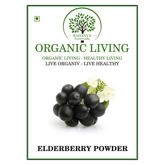 RADANYA Ayurveda Elderberry Powder, Pack Size: 50g