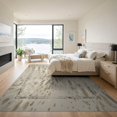 thumbnail image 3 of ODIKA 9'x12' Washable Area Rug Non-Shedding, Easy Care Farmhouse Brindle Distressed Vintage Border Cow Spotted Print Playful Expressive for Master Suite, California King, Under Bed, 3 of 7