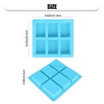 thumbnail image 3 of Silicone Soap Molds, EEEkit 6 Cavities DIY Handmade Soap Moulds, Rectangle Cake Pan Molds for Baking, Biscuit Chocolate Mold, Silicone Soap Bar Mold for Homemade Craft, Ice Cube Tray, Candy, Blue, 3 of 9