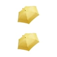 thumbnail image 1 of Guardoinrt Protection Solaire Maximale Parasols Rotatifs avec Baldaquin Réglable Pliant Jaune 2Set, 1 of 6