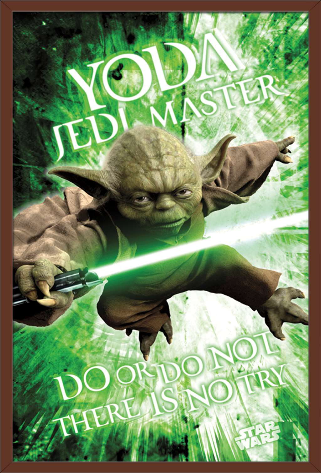 Star Wars Saga Yoda Poster
