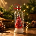 thumbnail image 6 of Recordable Luminous Christmas Tree Wishing Bottle, Light Up Mini Christmas Tree Glass Bottle Ornament, Voice Message LED Warm Light Tabletop Keepsake Jar with Ribbon, Holiday Xmas Gift Set, 6 of 8