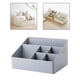 thumbnail image 2 of Caja de Almacenamiento de Cosméticos, Estante Organizador de Maquillaje de Acabado de Escritorio Multifunción para Encimera, Cepillos para El Hogar, U Gris azul Salvador Organizador de escritorio, 2 of 7