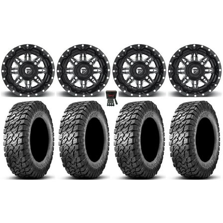 Fuel Lethal Wheels Black 30" Predator Tires Polaris RZR XP 1000 / PRO XP / Ranger XP 900/1000