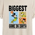 thumbnail image 3 of Disney - Biggest Game On Earth  - Women's Oversized T-Shirt, 3 of 5