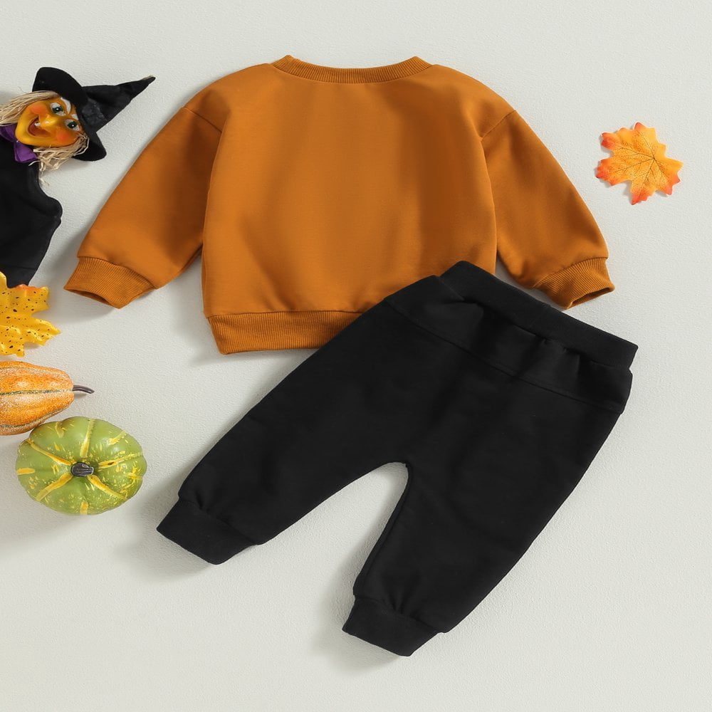 Costume D'Halloween Bébé Citrouille 2 Pièces - Pour Fille Et Garçon De 0 à 24 Mois, Tissu Doux Et Respirant - 8