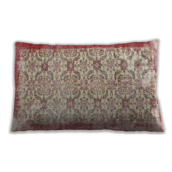 Ahgly Company Indoor Rectangular Contemporary Lumbar Throw Pillow, 13 inch by 19 inch
