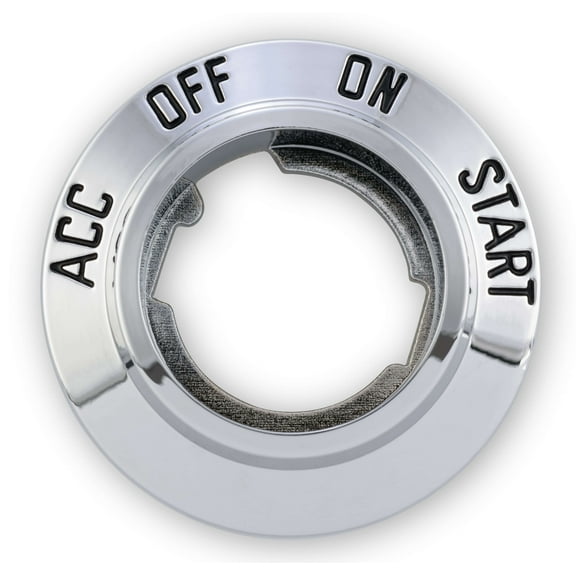 Scott Drake C6TZ-11584-A Chrome Ignition Bezel