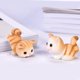 thumbnail image 3 of 9 figura de gato en miniatura modelo de hadas Micro paisaje jardín decoración niños juguete Diy, 3 of 5
