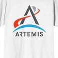 thumbnail image 6 of NASA Artemis Logo Women's White T-shirt-Medium, 6 of 7