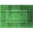 thumbnail image 1 of Ahgly Company Indoor Rectangle Oriental Emerald Green Industrial Area Rugs, 3' x 5', 1 of 4