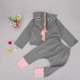 thumbnail image 4 of 2 Unids/Set Bebé Recién Nacido Otoño Invierno Dibujos Animados Dinosaurio Con Capucha Top + Pantalones (90)-178979,03 Likrtyny Bebé, 4 of 7
