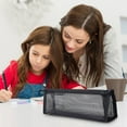 thumbnail image 1 of MIANHT Nylon Large Capacity Stationery Bag,Student Exam Pencil Case,Mesh Organizer,Transparent Storage Pouch on Black Friday, 1 of 3