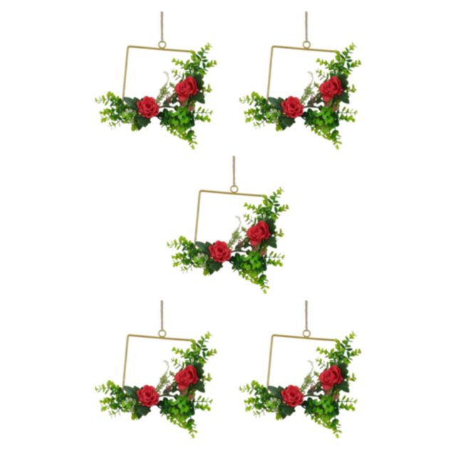 Monstrate Elegante decoración de flores artificiales: durabilidad duradera, fácil de limpiar, bajo mantenimiento, para bodas en interiores o Type2 NO2
