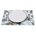 thumbnail image 4 of Cork Placemats Set of 12 for Dining Table, Table Placemats - White Floral - Home Decor, 4 of 7