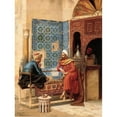 thumbnail image 3 of Ludwig Deutsch 19x24 Black Modern Framed Museum Art Print Titled - The Chess Game (1896), 3 of 5