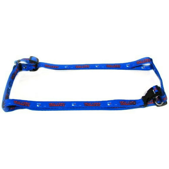New York Hockey Ranger's Extra Small XS 5/8 Inch Adjustable Pet Harness