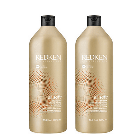 Redken All Soft Shampoo & Conditioner Duo Set, 33.8 Fl