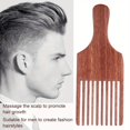 thumbnail image 5 of QJUHUNG Portable Wooden Hair Comb Anti Static Wide Tooth Comb With Handle Oil Head Comb Hair Styling Accessories For All Hair Types, 5 of 5