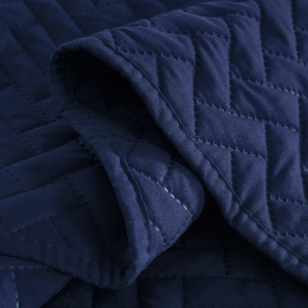JML Quilt Set Queen 3 Piece Coverlet, Microfiber Embossed Bedspread with 2 Shams,88"x92"
