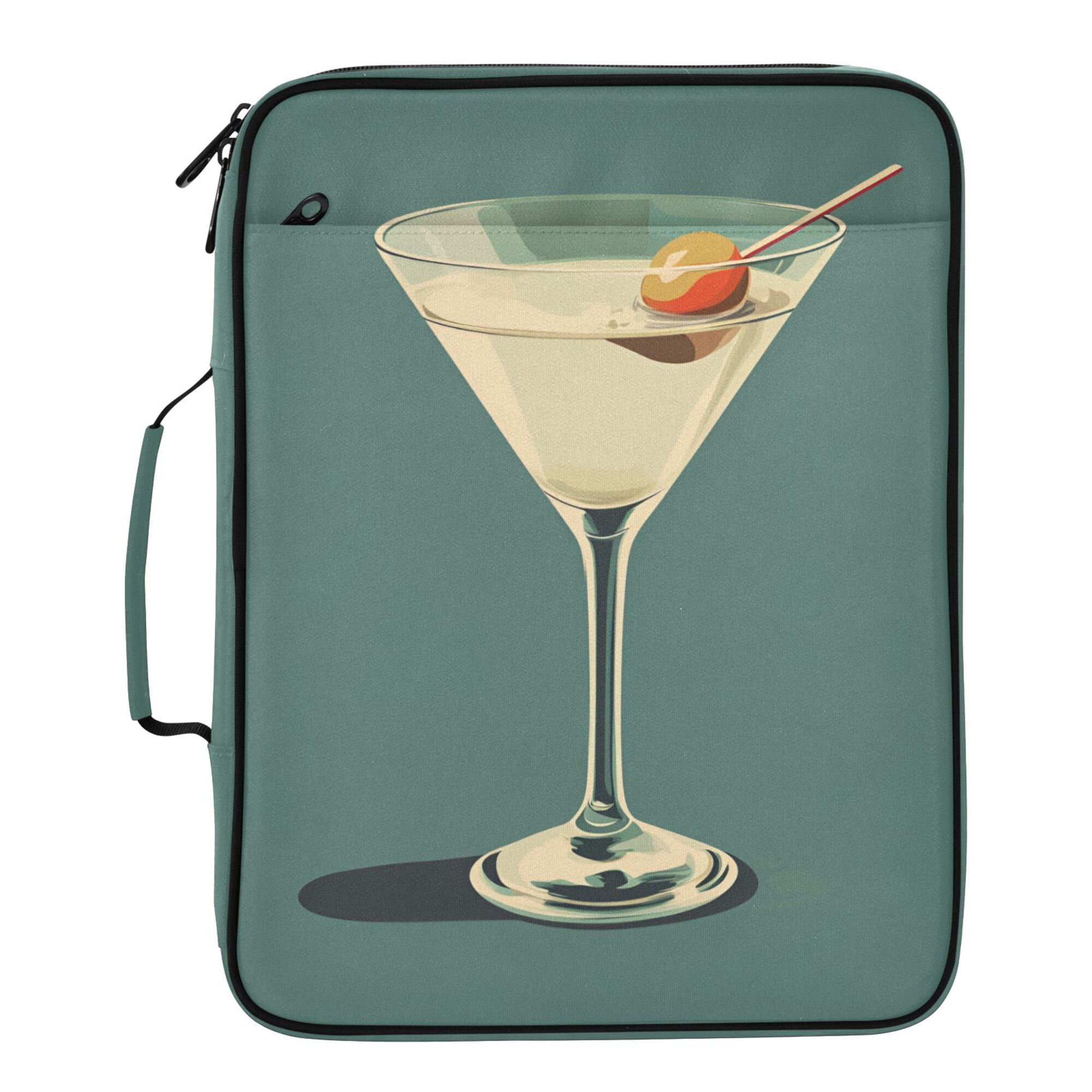 FORMRS Accordion File Folder A4 Size 7-Pocket Expanding Document Organizer Bag with 3 Ring Binder, Beige Martini