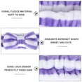thumbnail image 6 of WTXUE Headbands for Women, Hydrotherapy Headband 1 Piece Bow Hairband Women's Facial Makeup Headband Soft Coral Headband for Shower Face Wash, Purple, 6 of 6