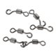 thumbnail image 3 of Conector Giratorio de Pesca de Barril Rodante 50 Piezas Acero Inoxidable Níquel Negro Sunnimix, 3 of 7