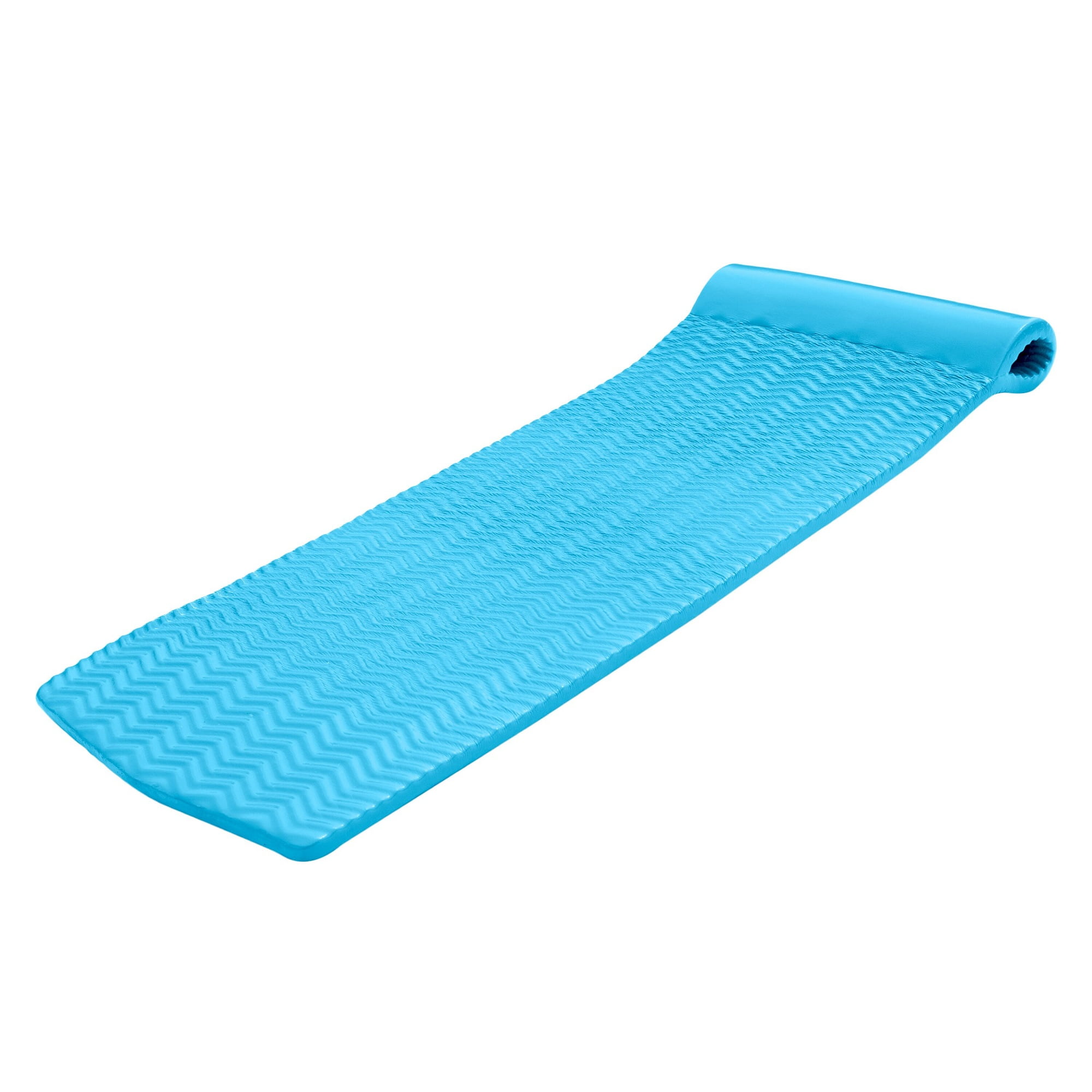 TRC Recreation Serenity 70 Inch Foam Mat Raft Lounger Pool Float, Marina Blue