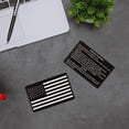 thumbnail image 3 of Police Black Miranda Rights Card With American Flag C8E1 J7U3 K2Z8 K9F6 F6F, 3 of 7