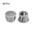 thumbnail image 3 of Uxcell 66Pack 12mm Plastic Hole Plugs Panel Flush Type Knockout Locking Plugs, Gray, 3 of 5