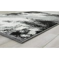 thumbnail image 6 of Abstract Rugs Clouds Pattern Carpet Gray Black White, 6 of 7