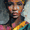 African Woman Portrait Oil Painting, variant on Qisvanset African Woman Portrait Abstract Canvas Wall Art 15.75x11.81 INCHES