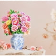 thumbnail image 6 of 12 Inch Pop Up Flowers Mother's Day Card Stunning 3D Peony Bouquet Popup Birthday Card for Mom Grandma Daughter Sister Aunt Handmade Floral Gift, 6 of 8