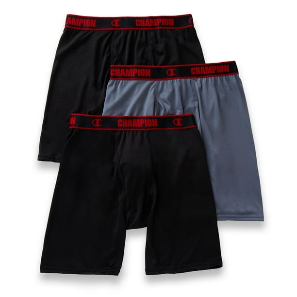 Champion Men's Champion CHAL Active Performance Long Boxer Briefs 3