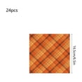 thumbnail image 3 of Thanksgiving Disposable Paper Napkin Vintage Style Plaid Print 24Pcs Holiday Tableware for Home Party Picnic Camping, 3 of 6