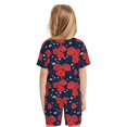 thumbnail image 3 of JUNZAN Rose Flower for Boys Girls Pajama Sets Toddler Sleepwear Summer Jammies 2pcs PJs, 3 of 7