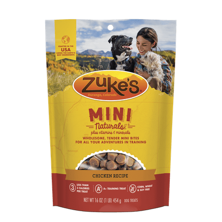 Zuke's Mini Naturals Chicken Recipe Dog Treats, 16