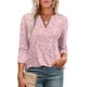thumbnail image 1 of Blusas tipo túnica OFEEFAN, holgadas, elegantes, con cuello en V, mujer H 3, 1 of 5