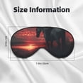 thumbnail image 5 of Fuzoiu Lone Rider Under Red Sky Print Sleep Masks,Eye Masks with Adjustable Strap for Sleeping,Night Eye Shade for Women Men,Eye Cover for Full Night's Sleep, Travel and Nap, 5 of 7