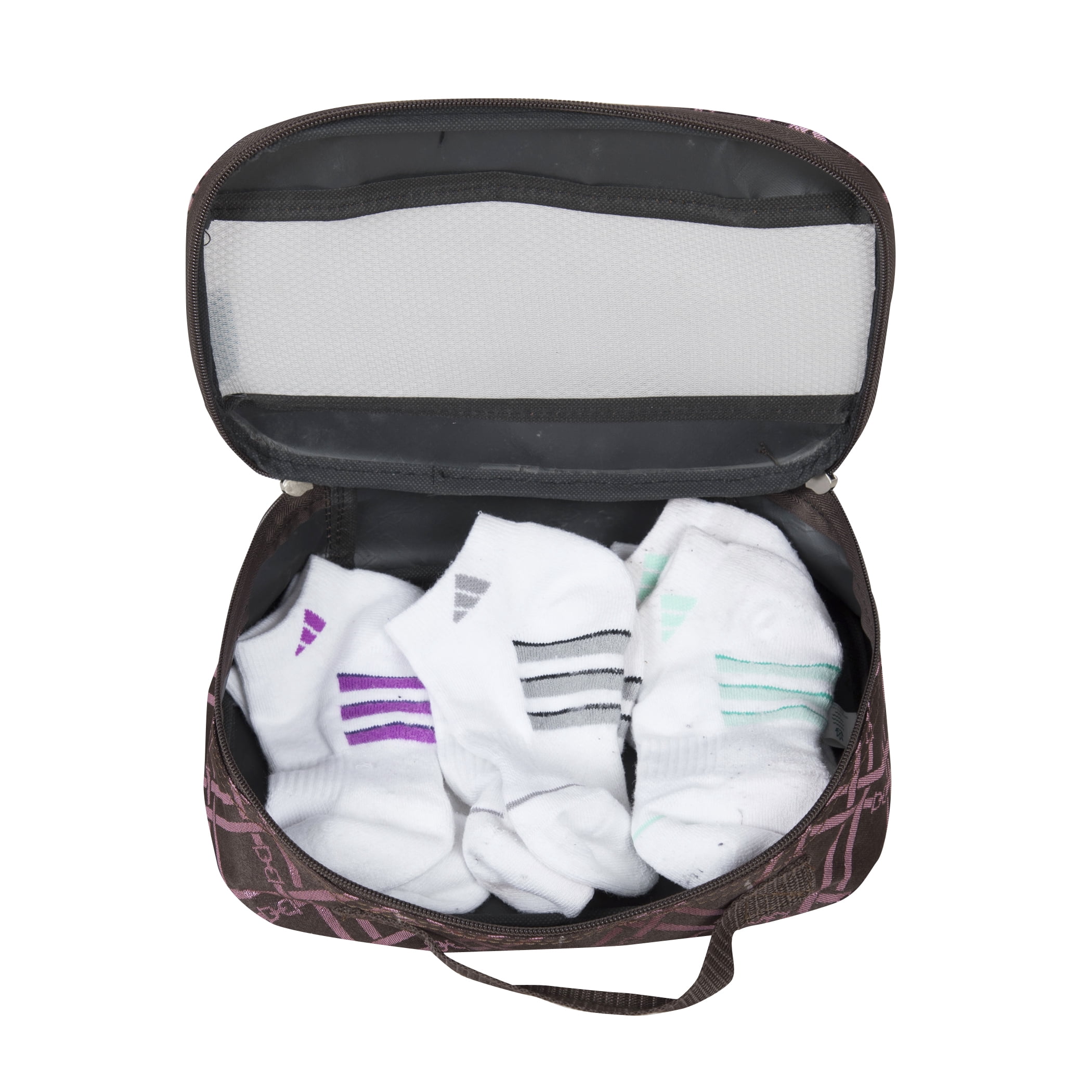 Handy Sandy Deluxe 5 PIECE Packing Cube Travel Luggage Organizer Accessory Set - - Pemberly Pink
