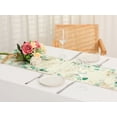thumbnail image 5 of REGALWOVEN 1 Pack Leaves Table Runner Linen Printed Table Runner for Daily Decoration Gold Green 13'x71', 5 of 5