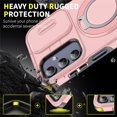 thumbnail image 6 of for Samsung Galaxy A15 4G/5G Case, Military Grade Shockproof Bumper Rugged Rotating Stand Ring Holder Anti-Scratch Magnetic Cover Compatible with Car Mount Case,Pink,For Galaxy A15 4G/5G, 6 of 10