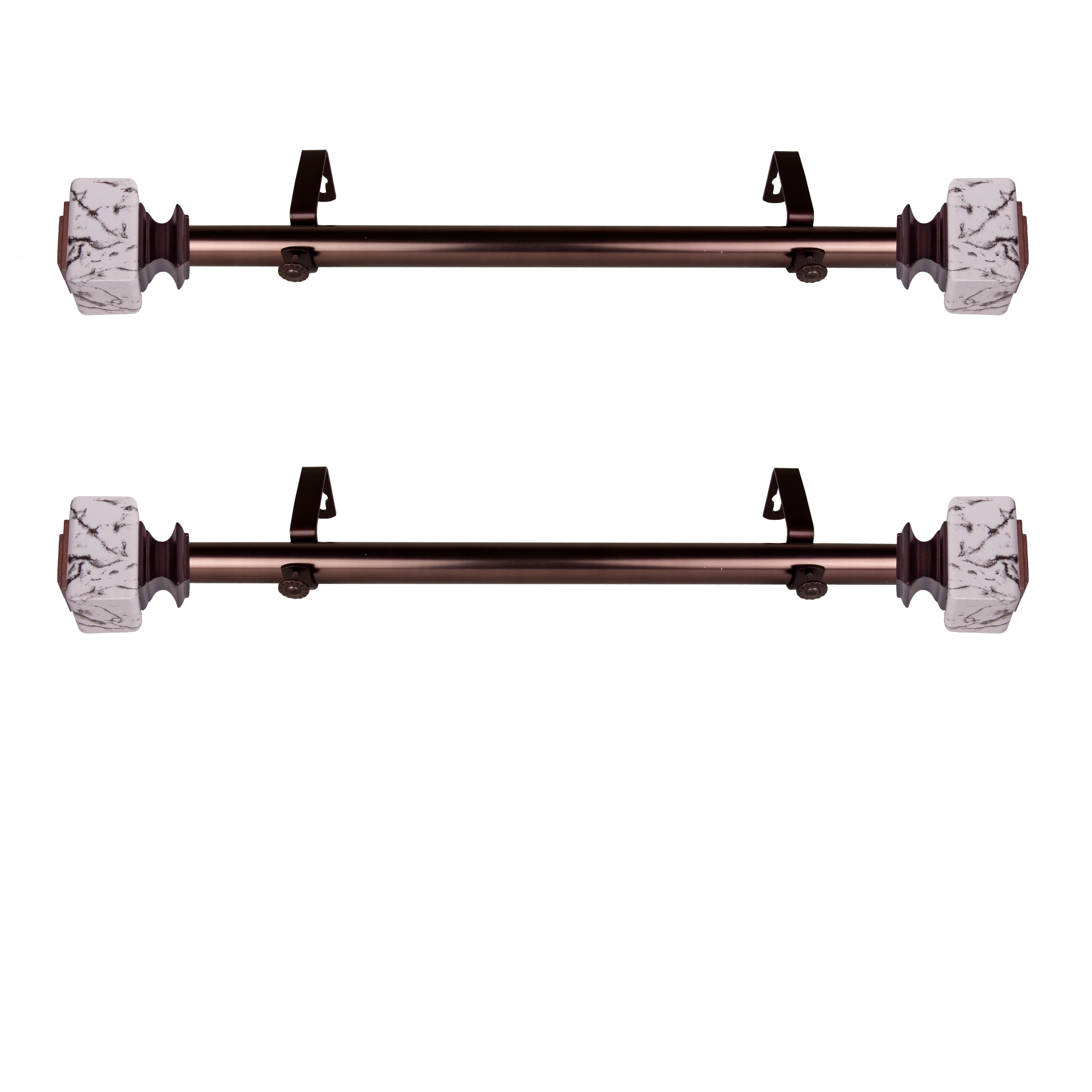 Wall Hooks with Screws (Set of 2) - Satin Nickel
