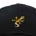 thumbnail image 2 of Dalix Gecko Cap Embroidered Mens Cotton Dad Hat Baseball Hat in Black, 2 of 5