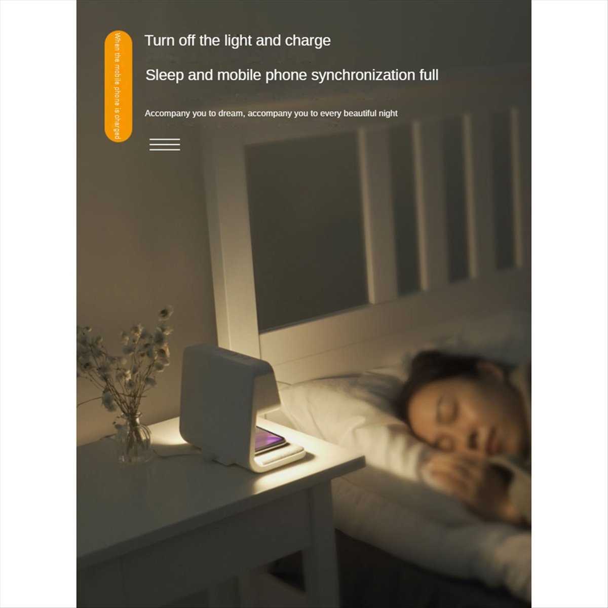 Alarm Clock with Wireless Charging and Lights Dimmable Digtial Alarm Clock Charging Station for Bedroom, Bedside