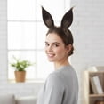 thumbnail image 6 of Slccxzc Horse Ears Shape Headband Plush Animal Hairband for Party Props, 6 of 7