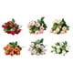 thumbnail image 5 of Cateissary Plantas artificiales para interior y exterior Naturaleza para el hogar Flores artificiales para decoración versátil Decoración Rojo, 5 of 6