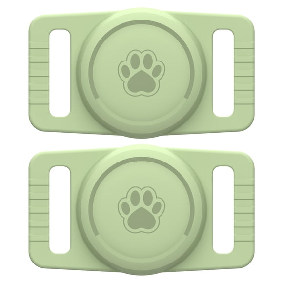 Soporte para collar de perro GOCII para Airtag, impermeable, paquete de 2